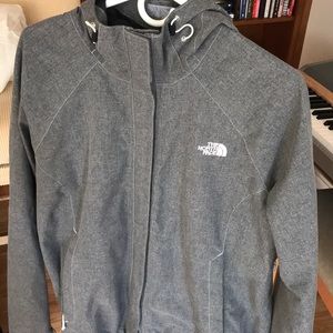 North Face rain jacket with hood!